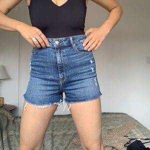 High Waist Denim Shorts
